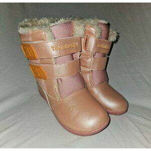 Tsukihoshi Peach/Pink Winter Boots 12.5